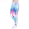 Women Leggings White Arrowa Hologrephic