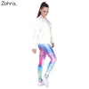 Women Leggings White Arrowa Hologrephic