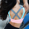 Stitching Yoga Top Sports Bra