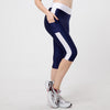 Side Pocket Striped Leggings Fitness