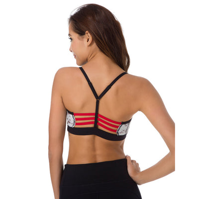 Nylon Yoga Bra Stripe